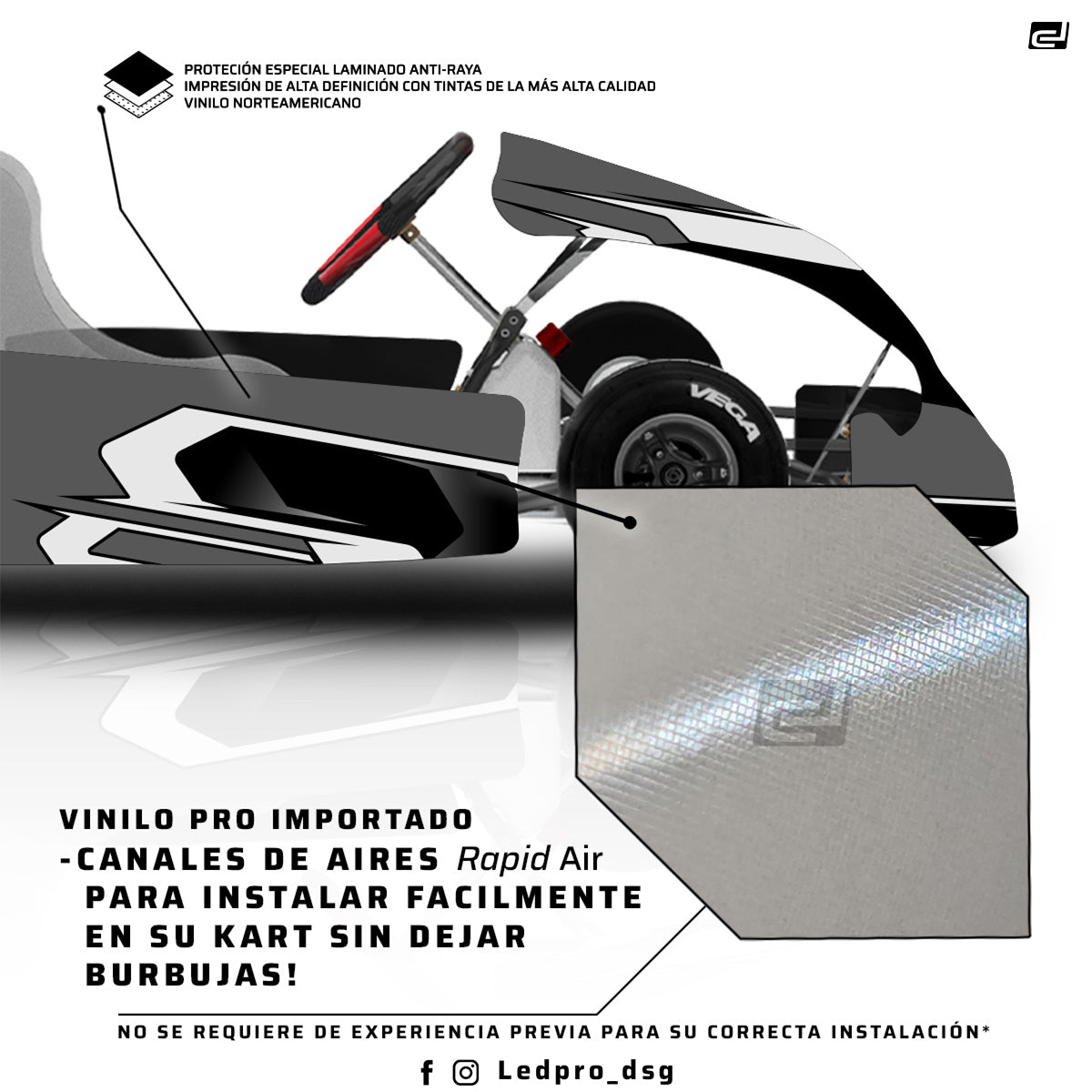 Kit de Gráficas para Karting - D57