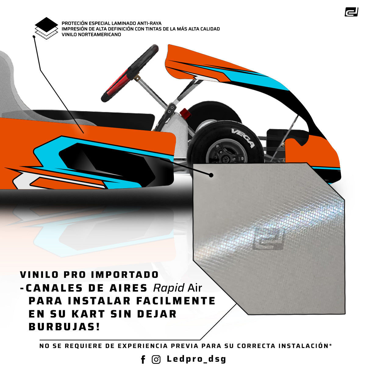 Kit de Gráficas para Karting - D58