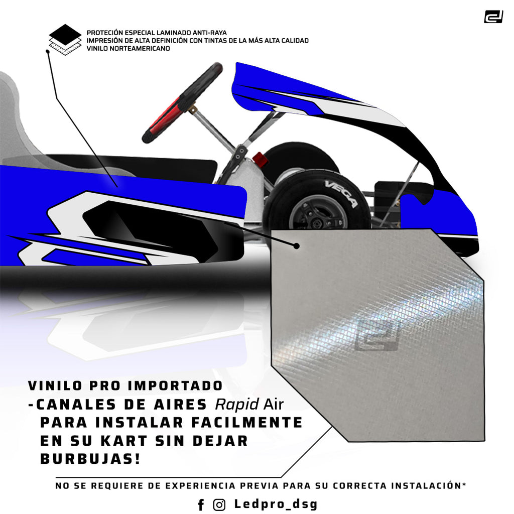 Kit de Gráficas para Karting - D59