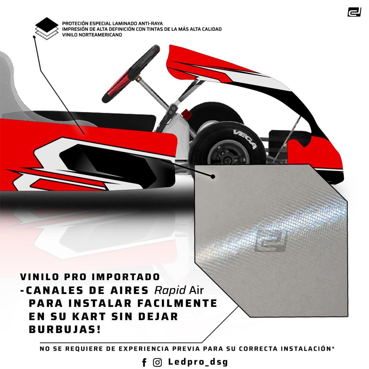 Kit de Gráficas para Karting - D60