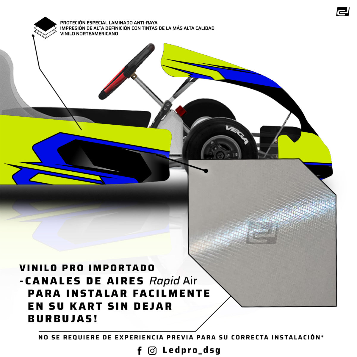 Kit de Gráficas para Karting - D61