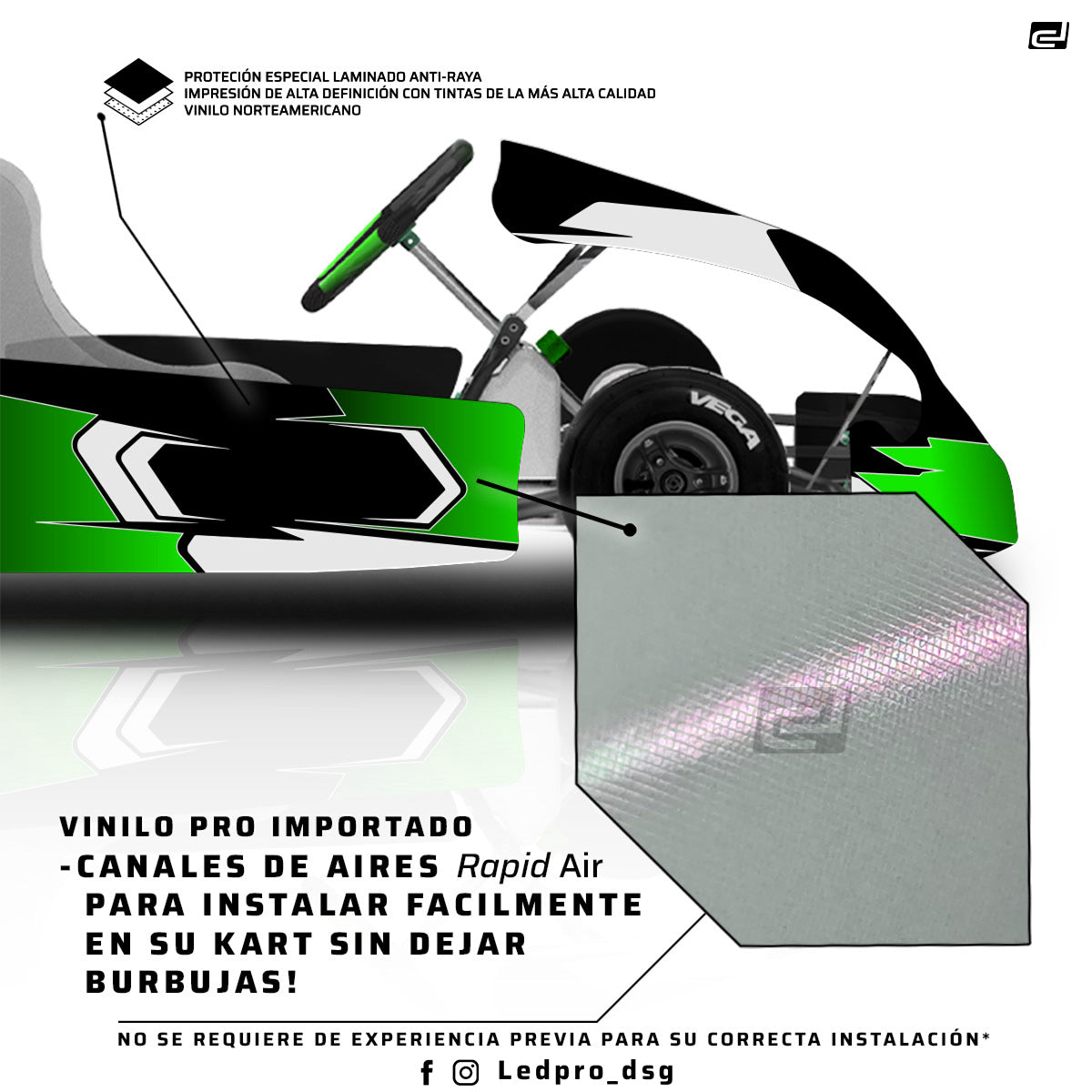 Kit de Gráficas para Karting - D52