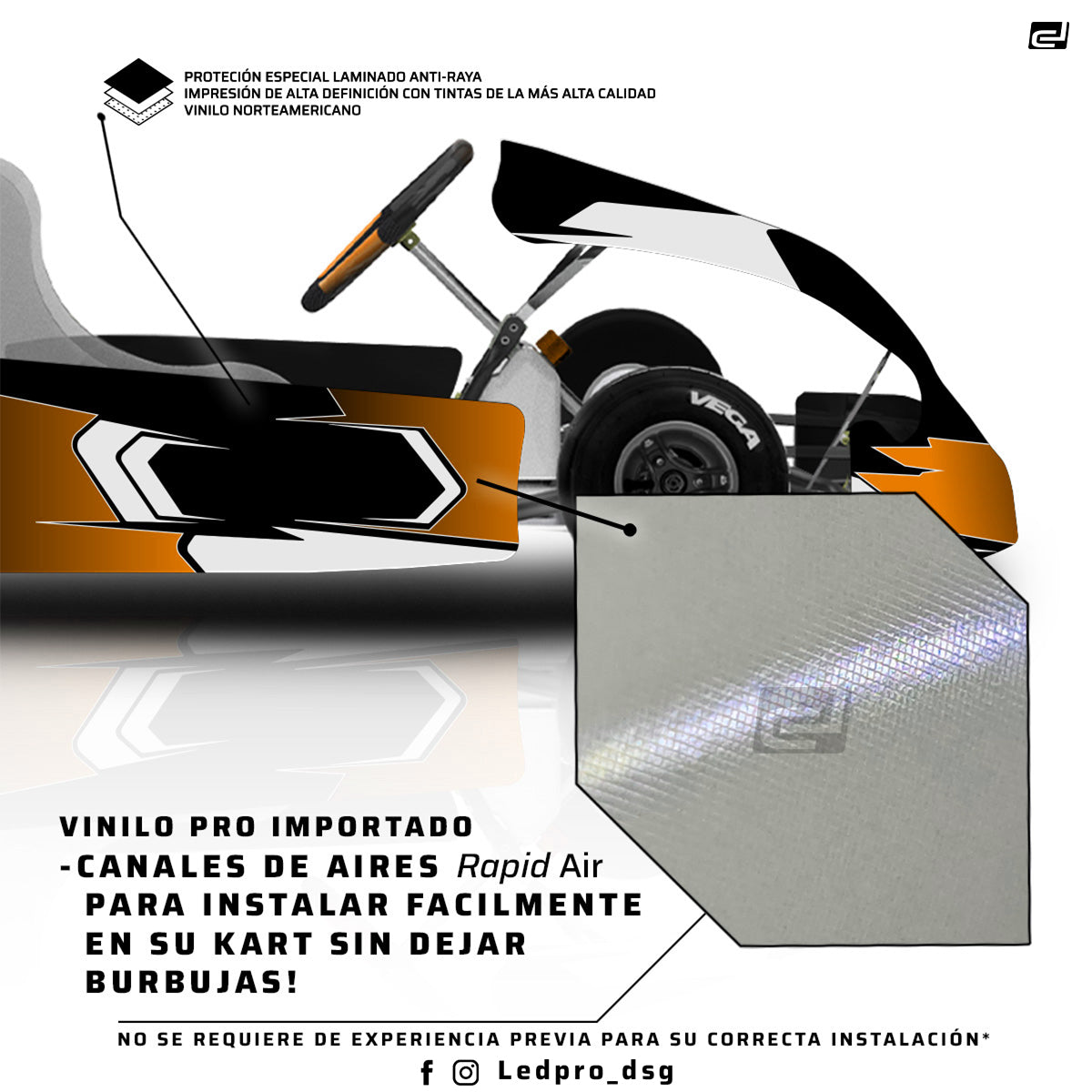 Kit de Gráficas para Karting - D51