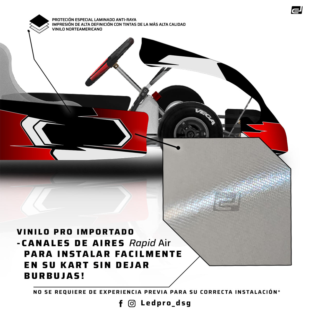 Kit de Gráficas para Karting - D56