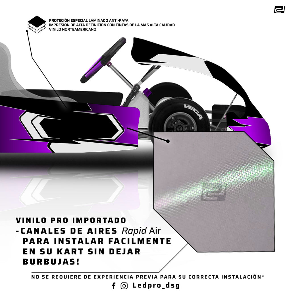 Kit de Gráficas para Karting - D54