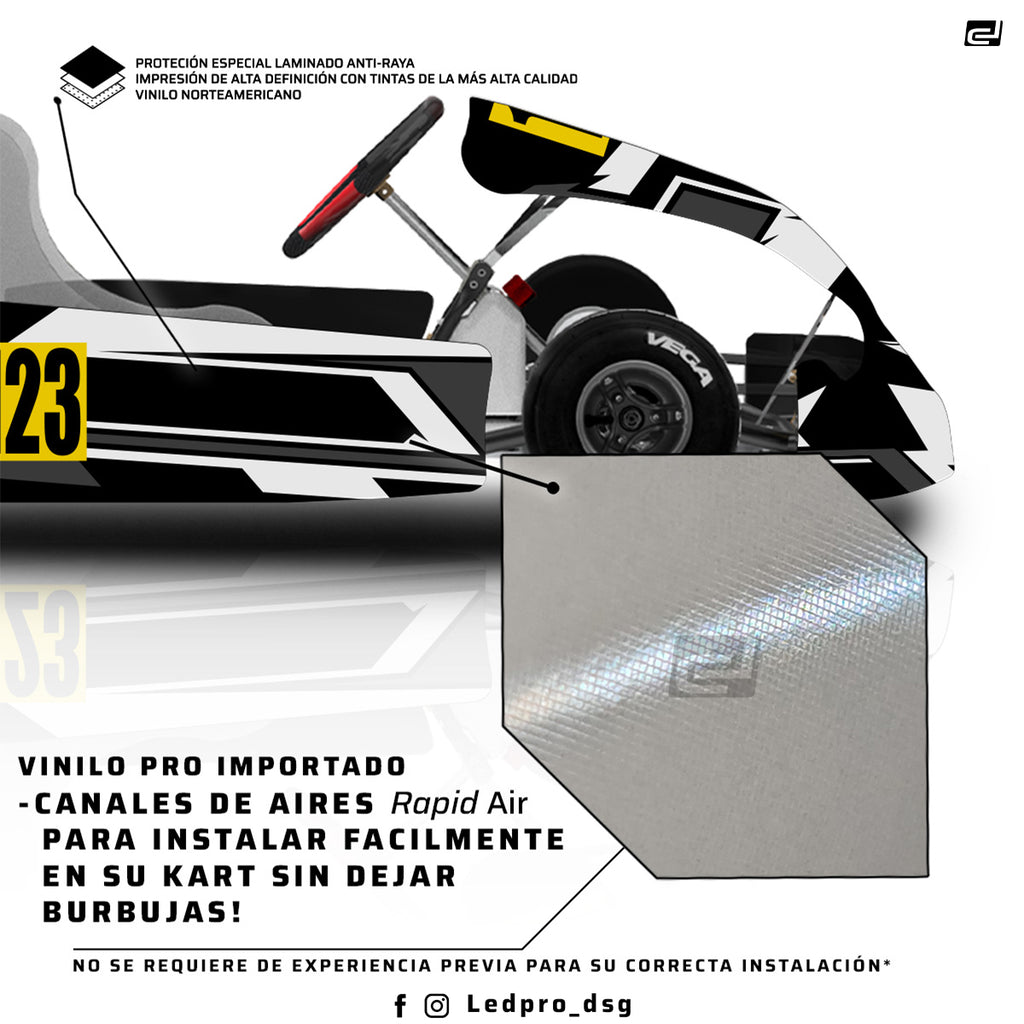 Kit de Gráficas para Karting - D12