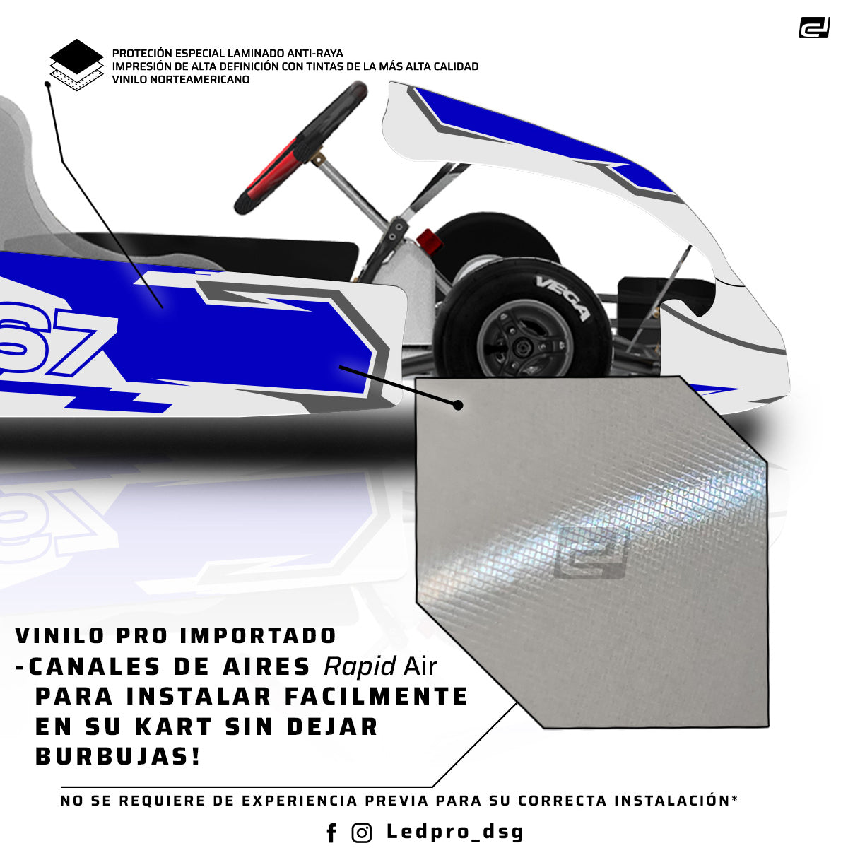 Kit de Gráficas para Karting - D21