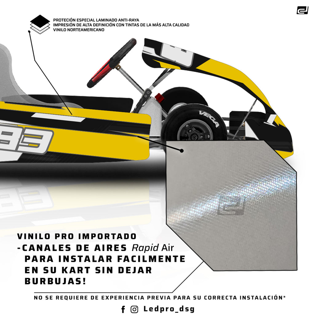 Kit de Gráficas para Karting - D27