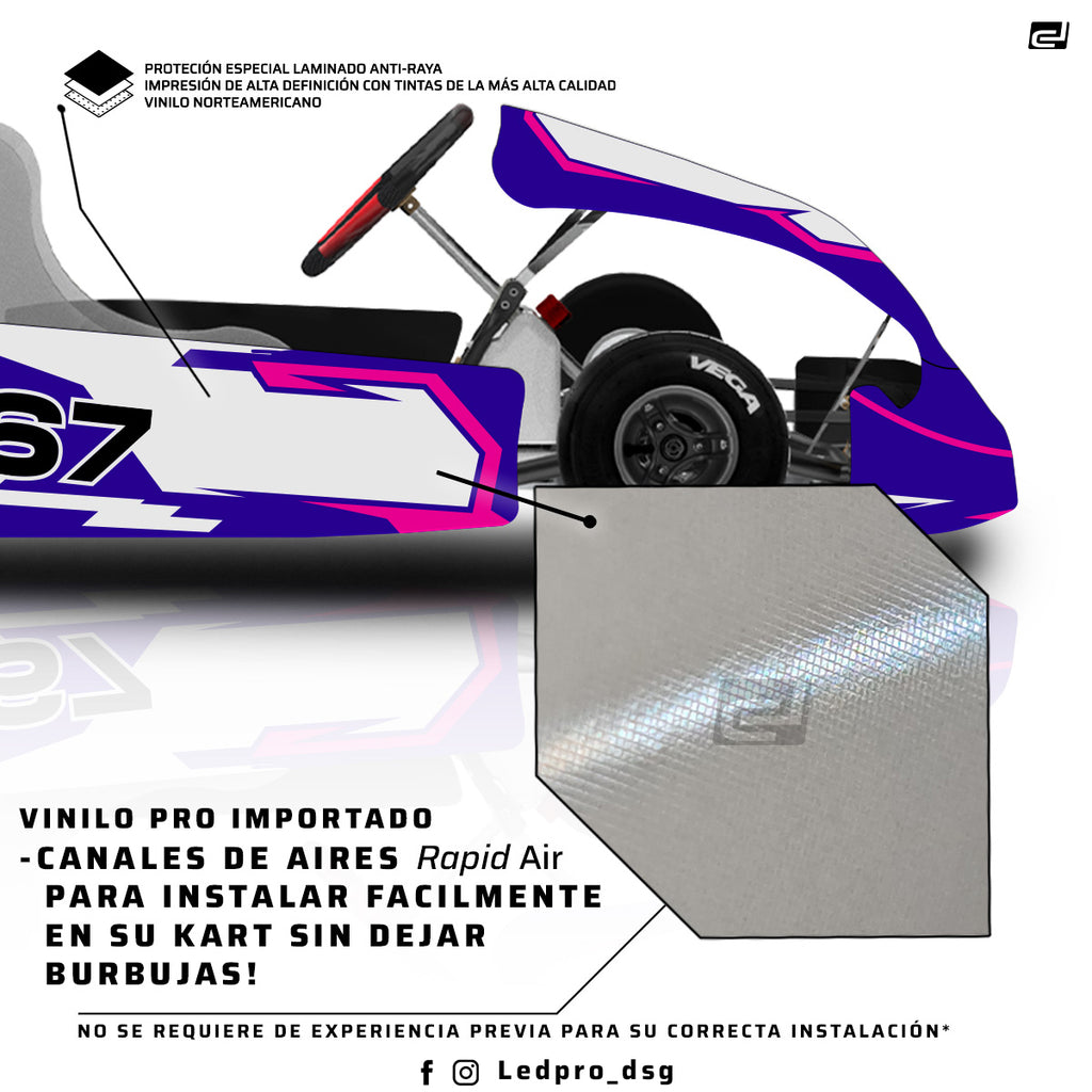 Kit de Gráficas para Karting - D18