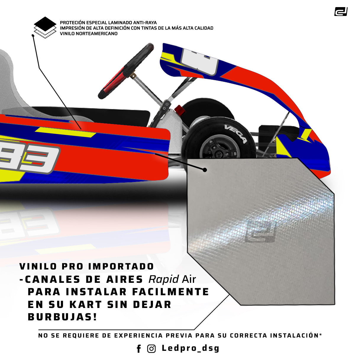 Kit de Gráficas para Karting - D23