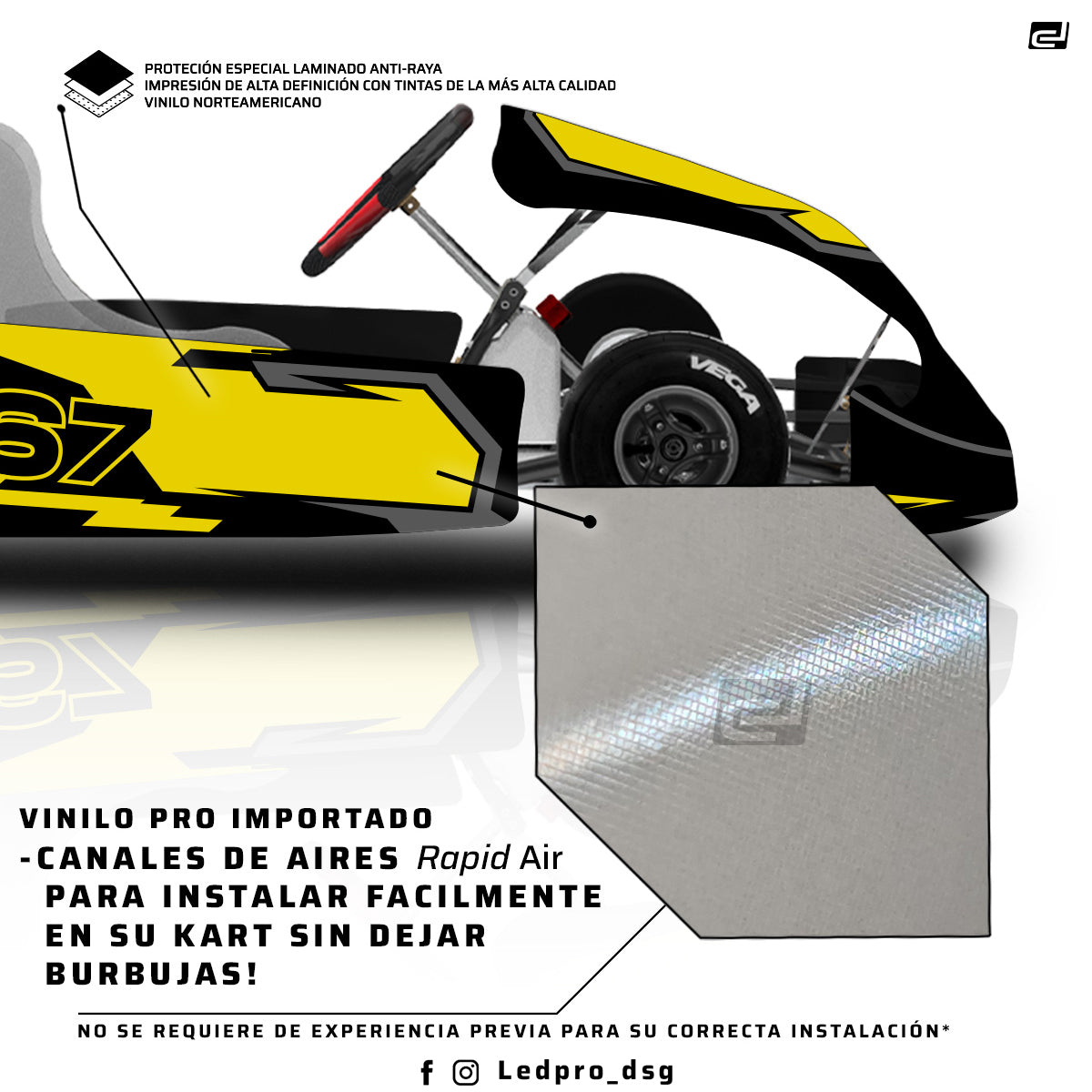 Kit de Gráficas para Karting - D20