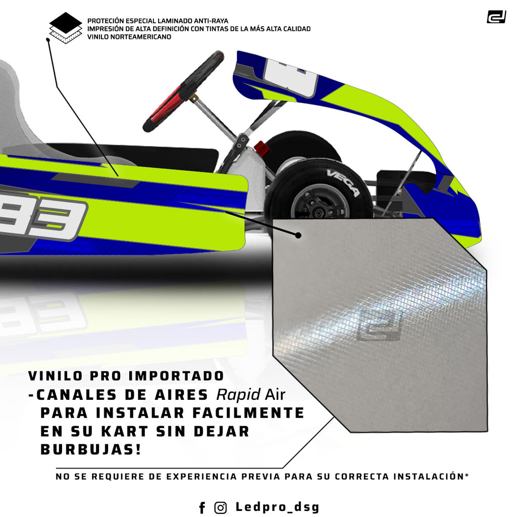Kit de Gráficas para Karting - D25