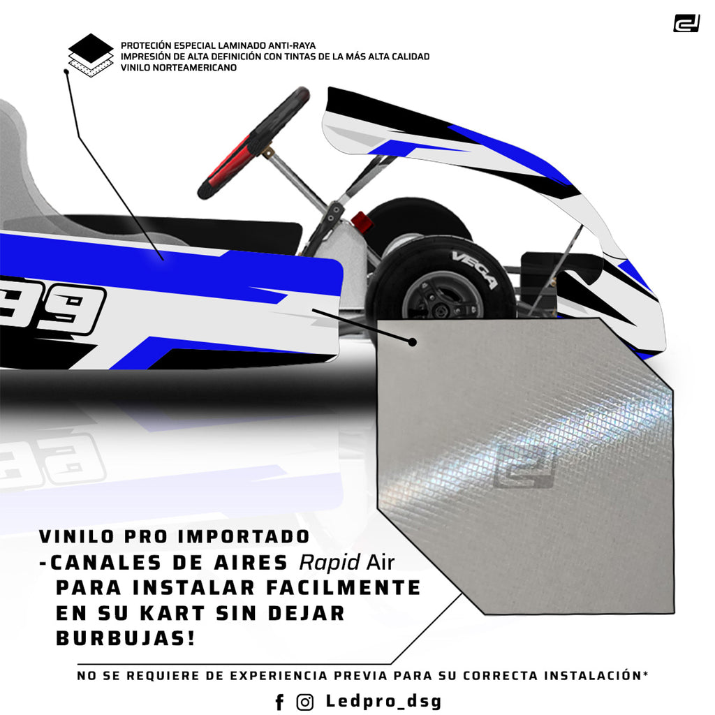 Kit de Gráficas para Karting - D30