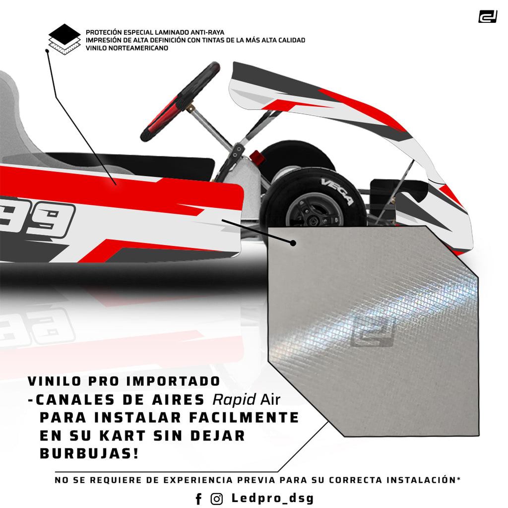 Kit de Gráficas para Karting - D31