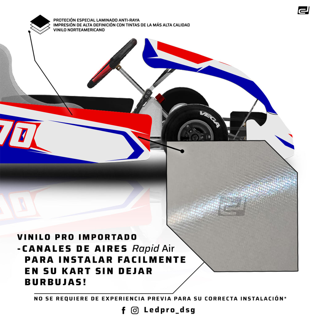 Kit de Gráficas para Karting - D35