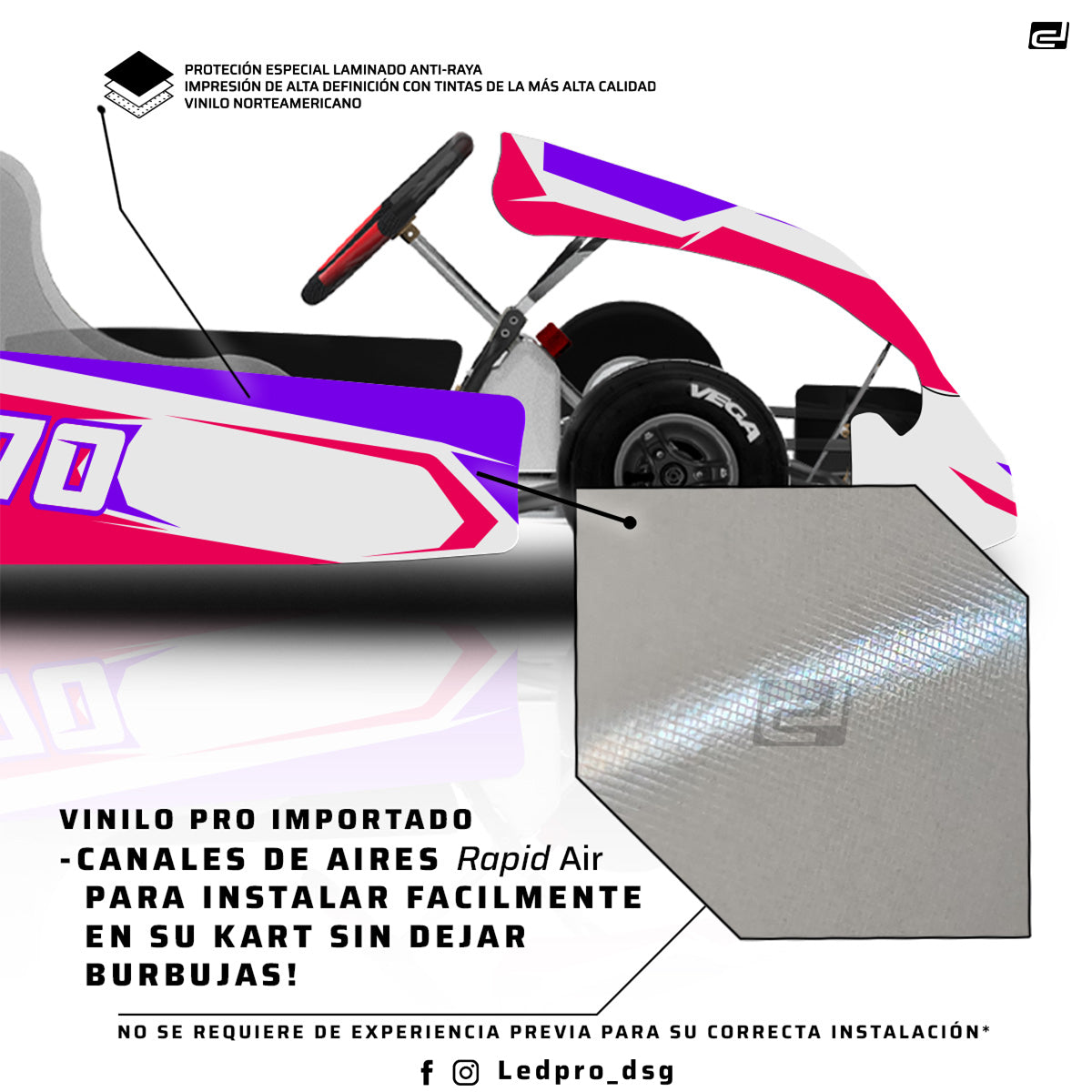 Kit de Gráficas para Karting - D36