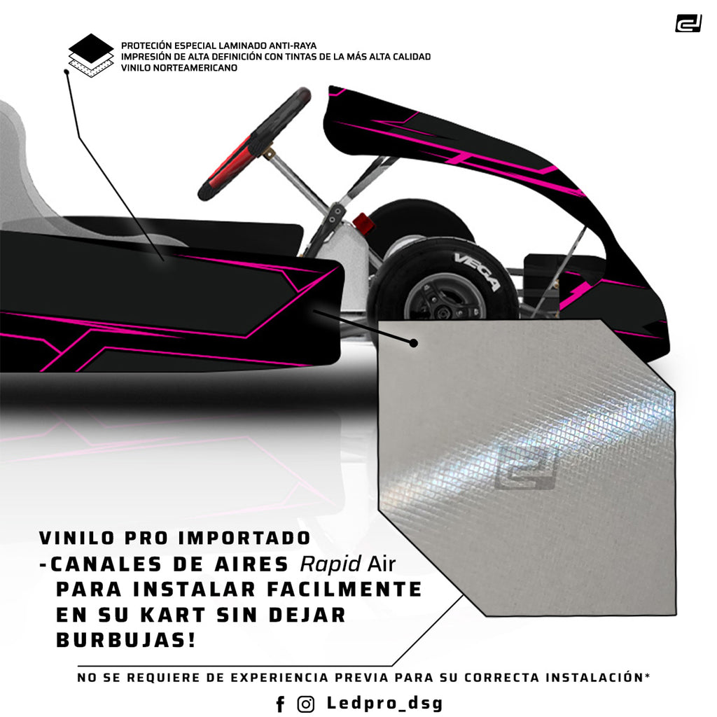 Kit de Gráficas para Karting - D44