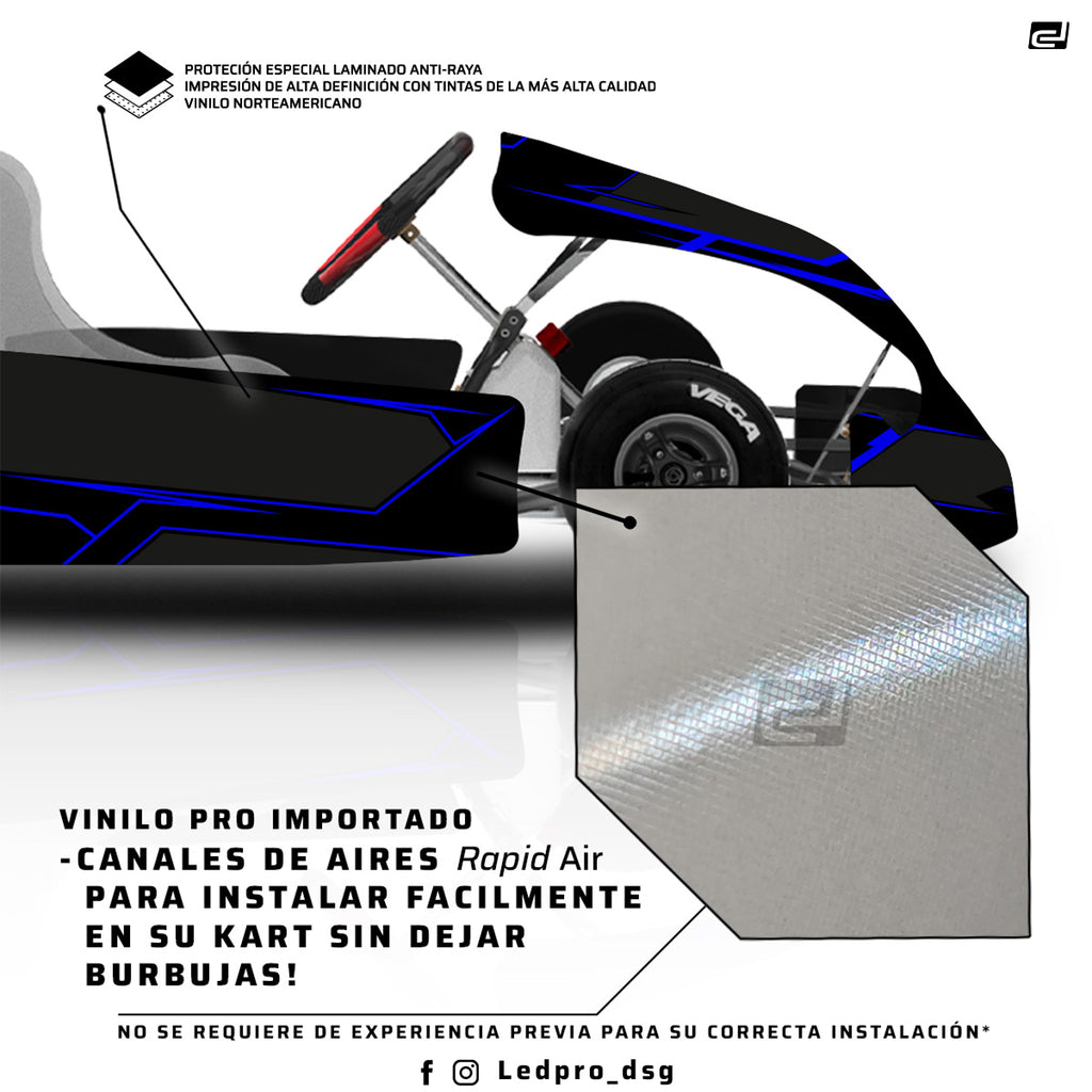 Kit de Gráficas para Karting - D41