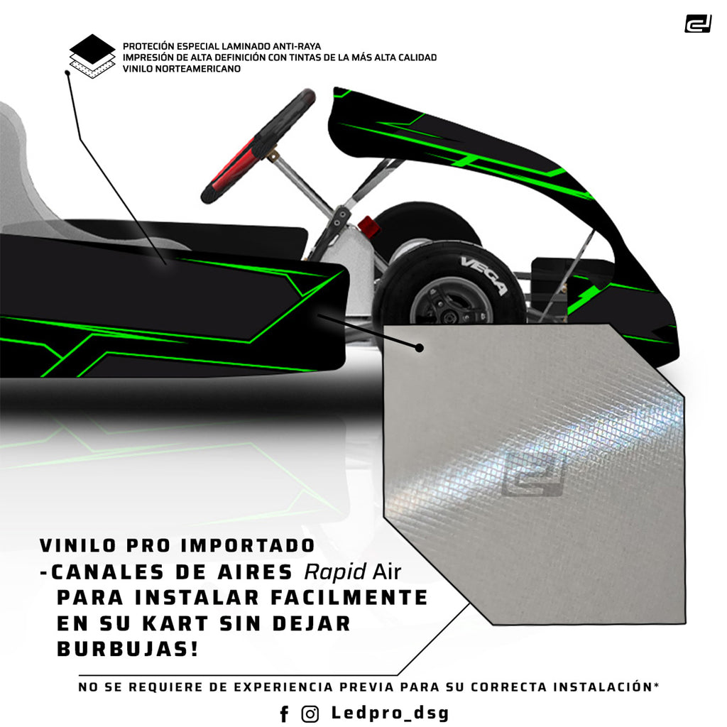 Kit de Gráficas para Karting - D42