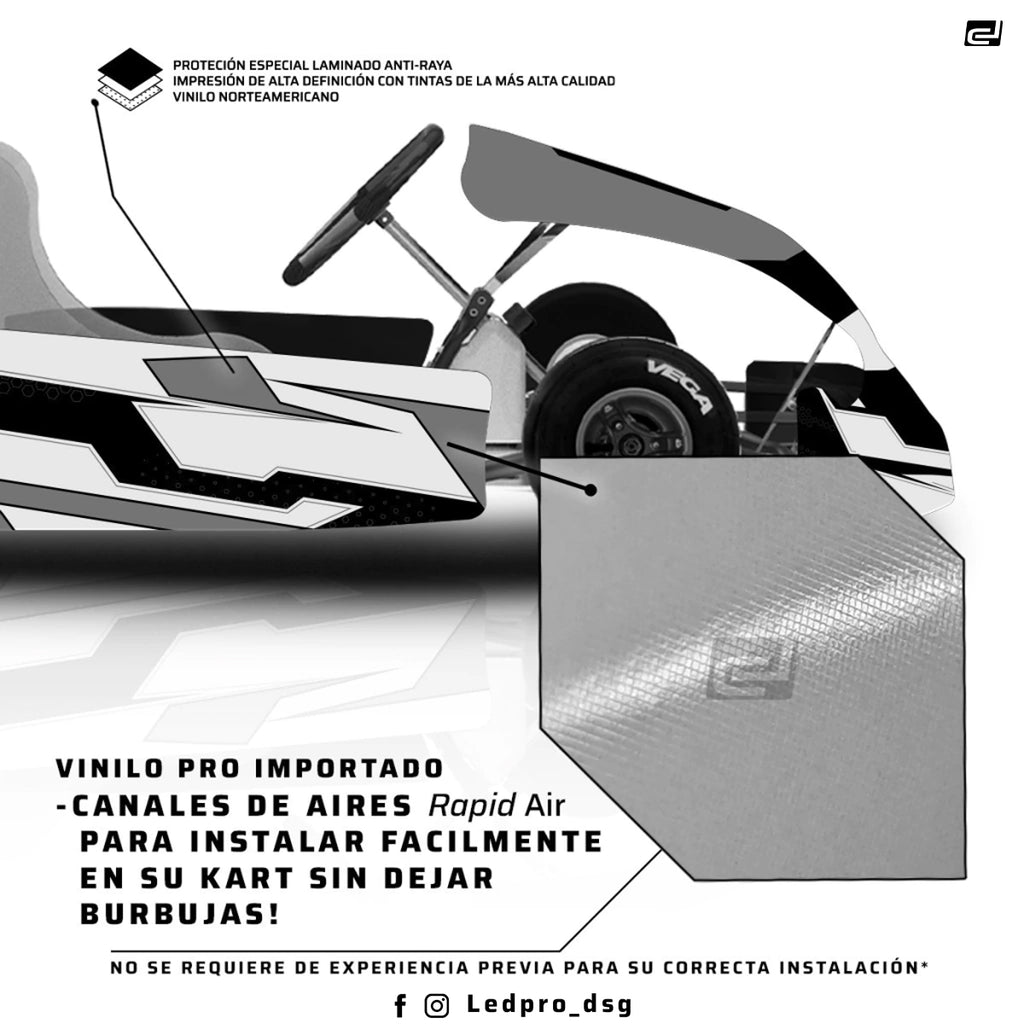 Kit de Gráficas para Karting - D50