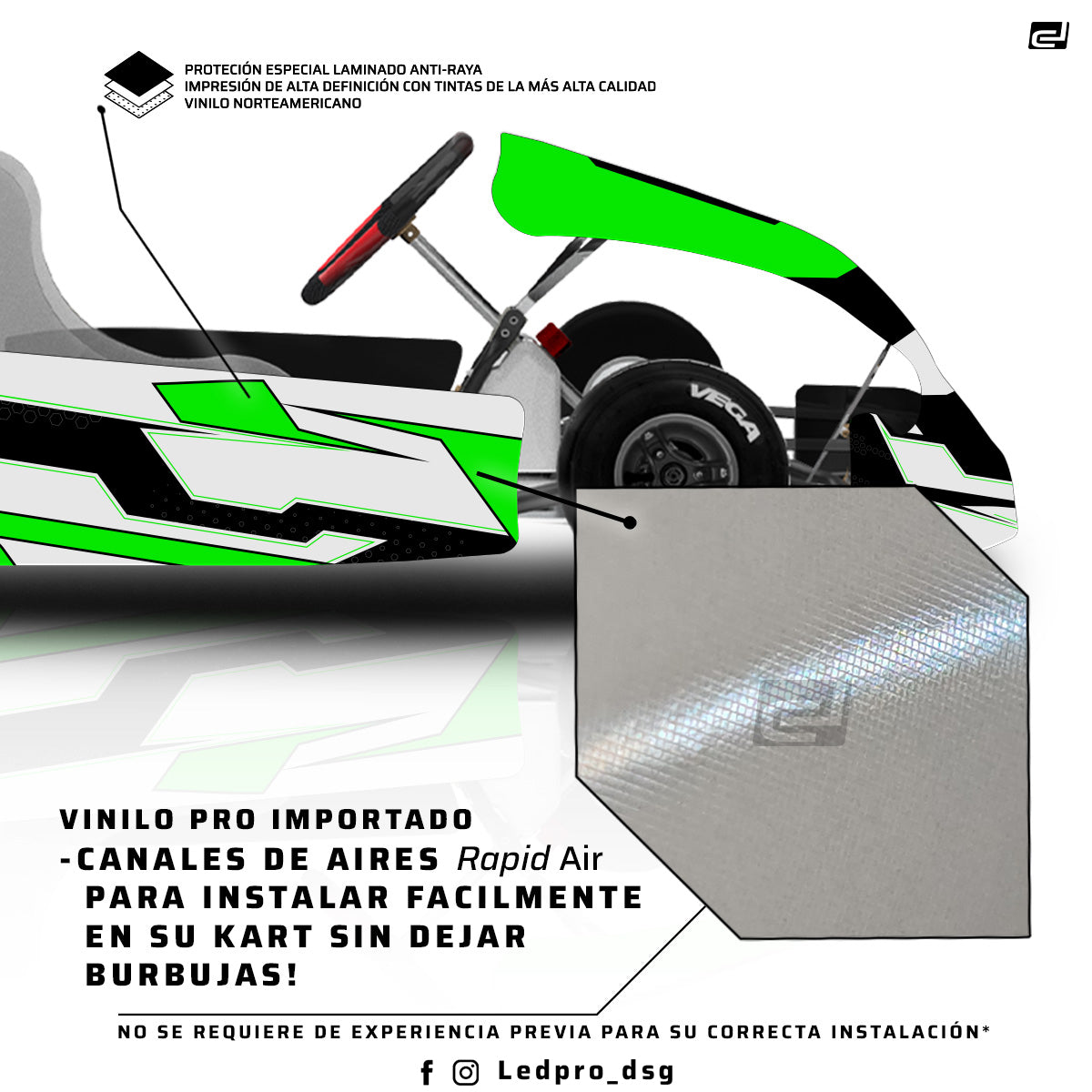 Kit de Gráficas para Karting - D45