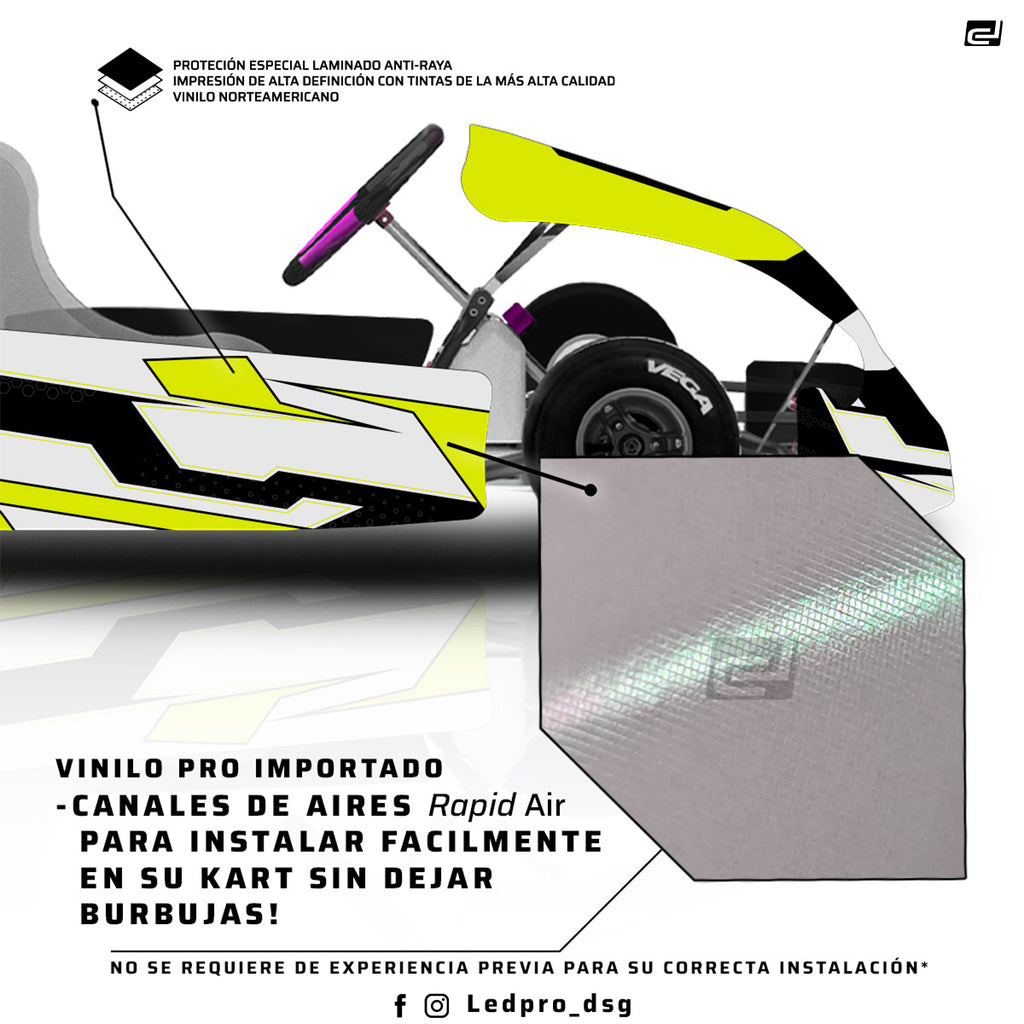 Kit de Gráficas para Karting - D48