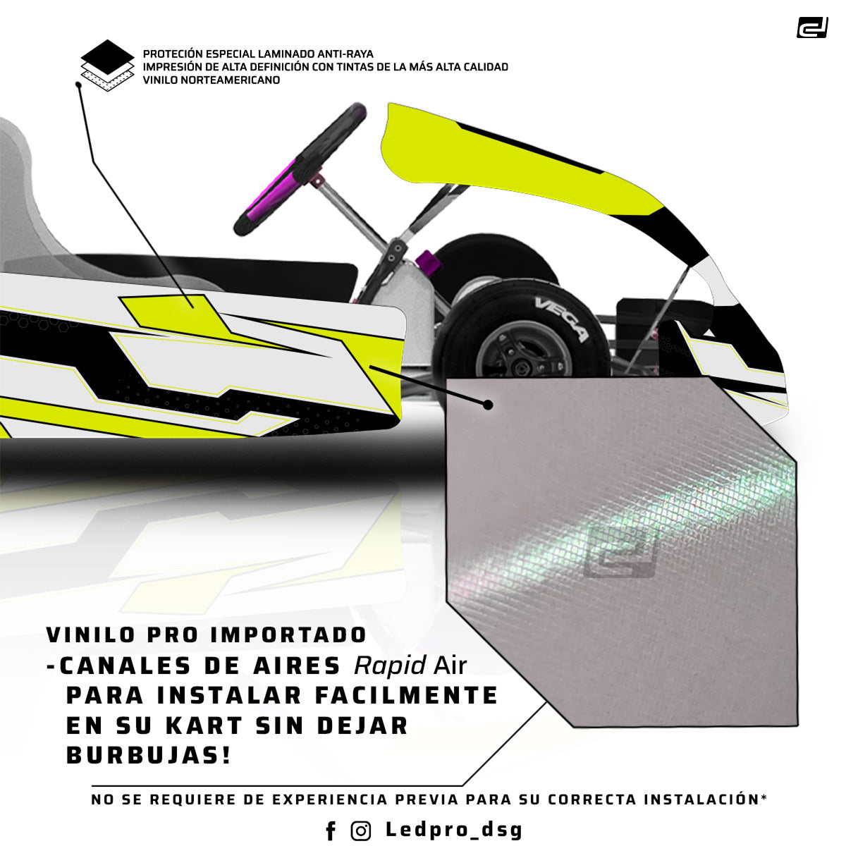 Kit de Gráficas para Karting - D48