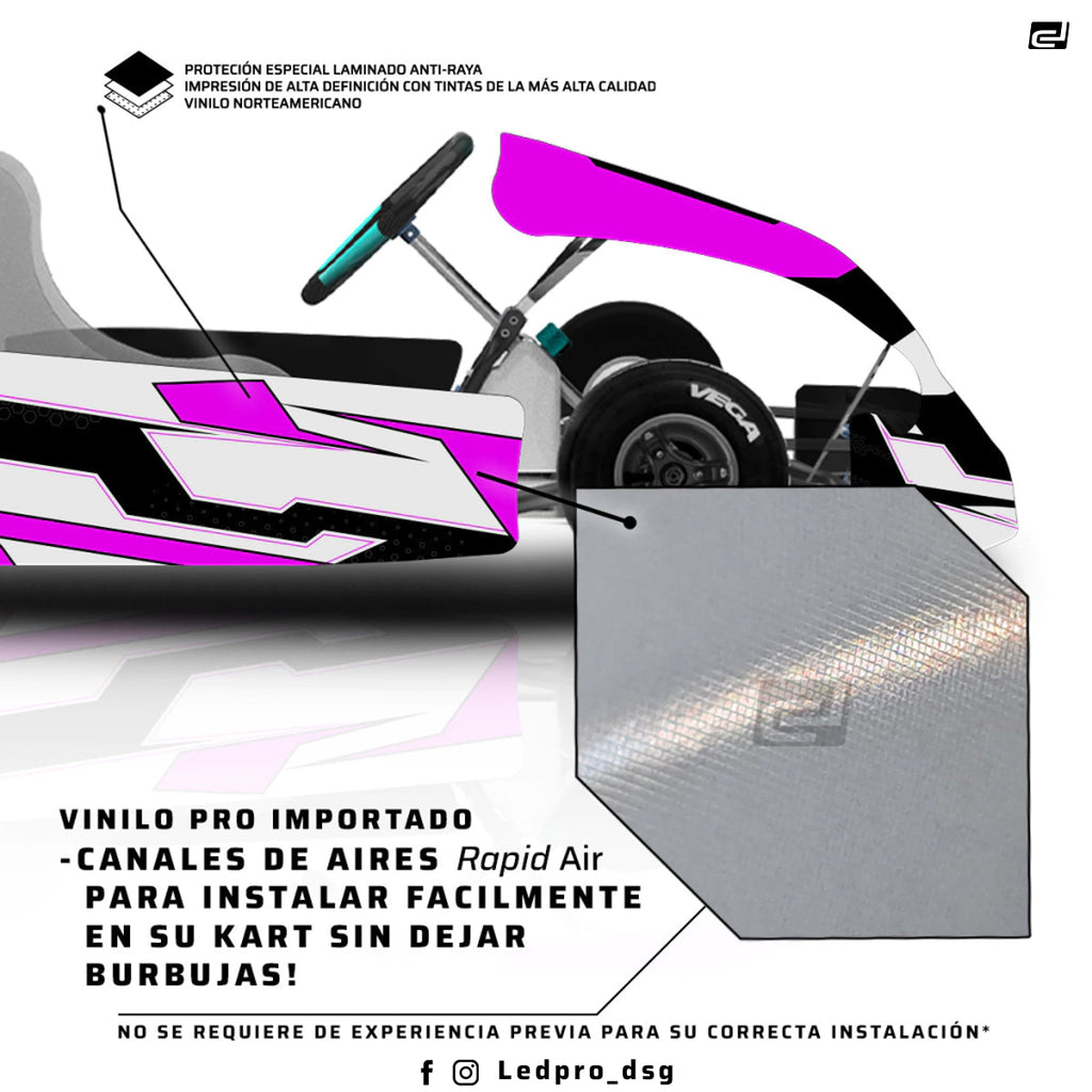 Kit de Gráficas para Karting - D49