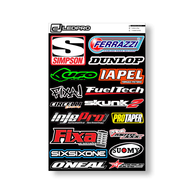 Stickboard - Plancha de Stickers mod 6