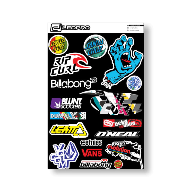 Stickboard - Plancha de Stickers mod 10