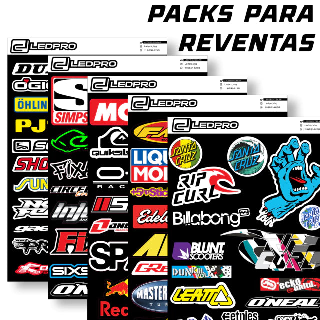 Pack 2 - Plancha de Stickers -