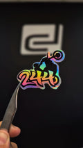 244 Grau - sticker tornasolado DR3 Calcos
