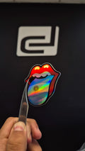 The Rolling Stones Leguita - sticker tornasolado DR3 Calcos