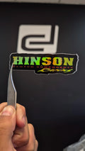 Logo Hinson Clutch - sticker tornasolado DR3 Calcos