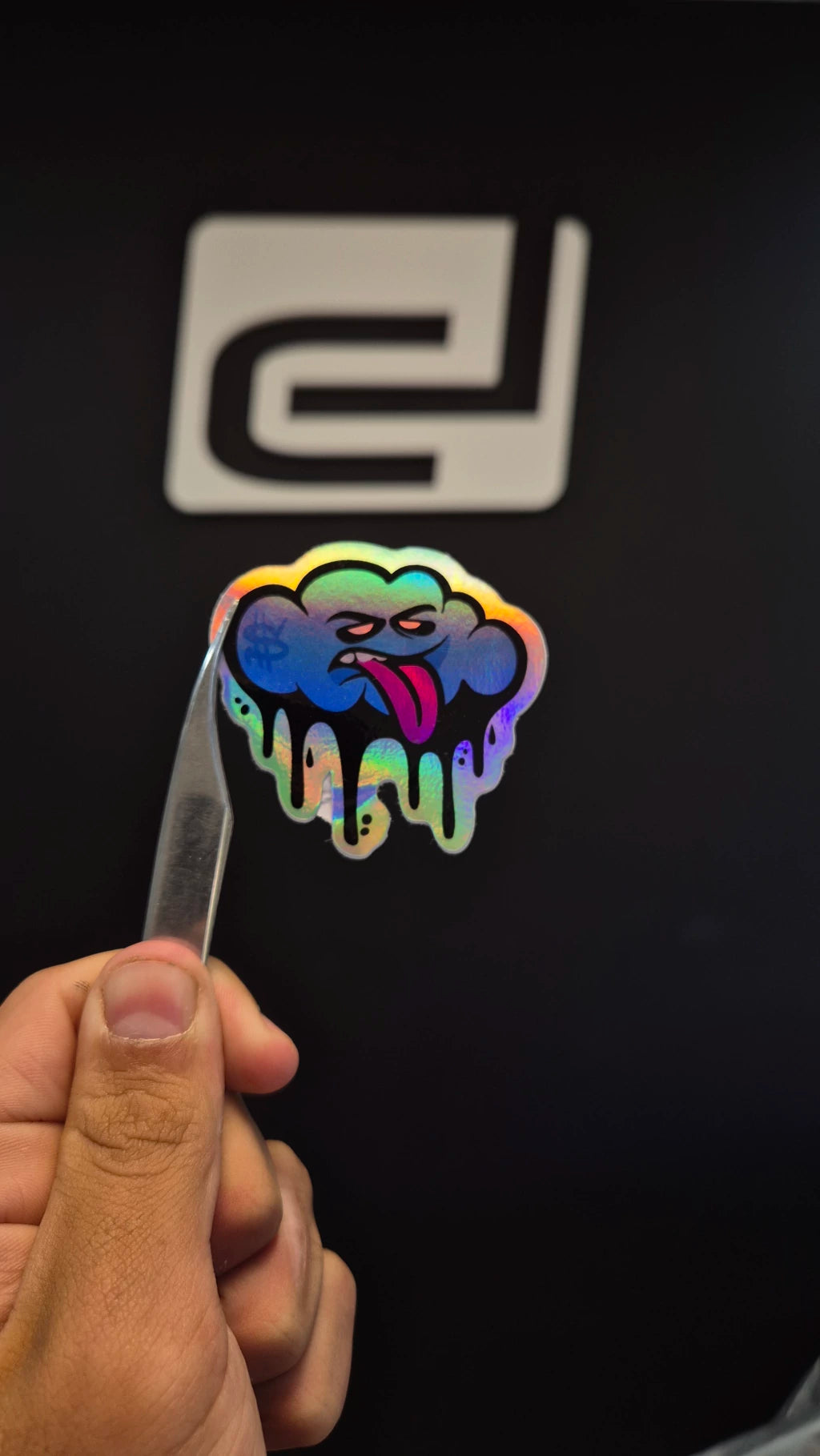 Nube - sticker tornasolado DR3 Calcos