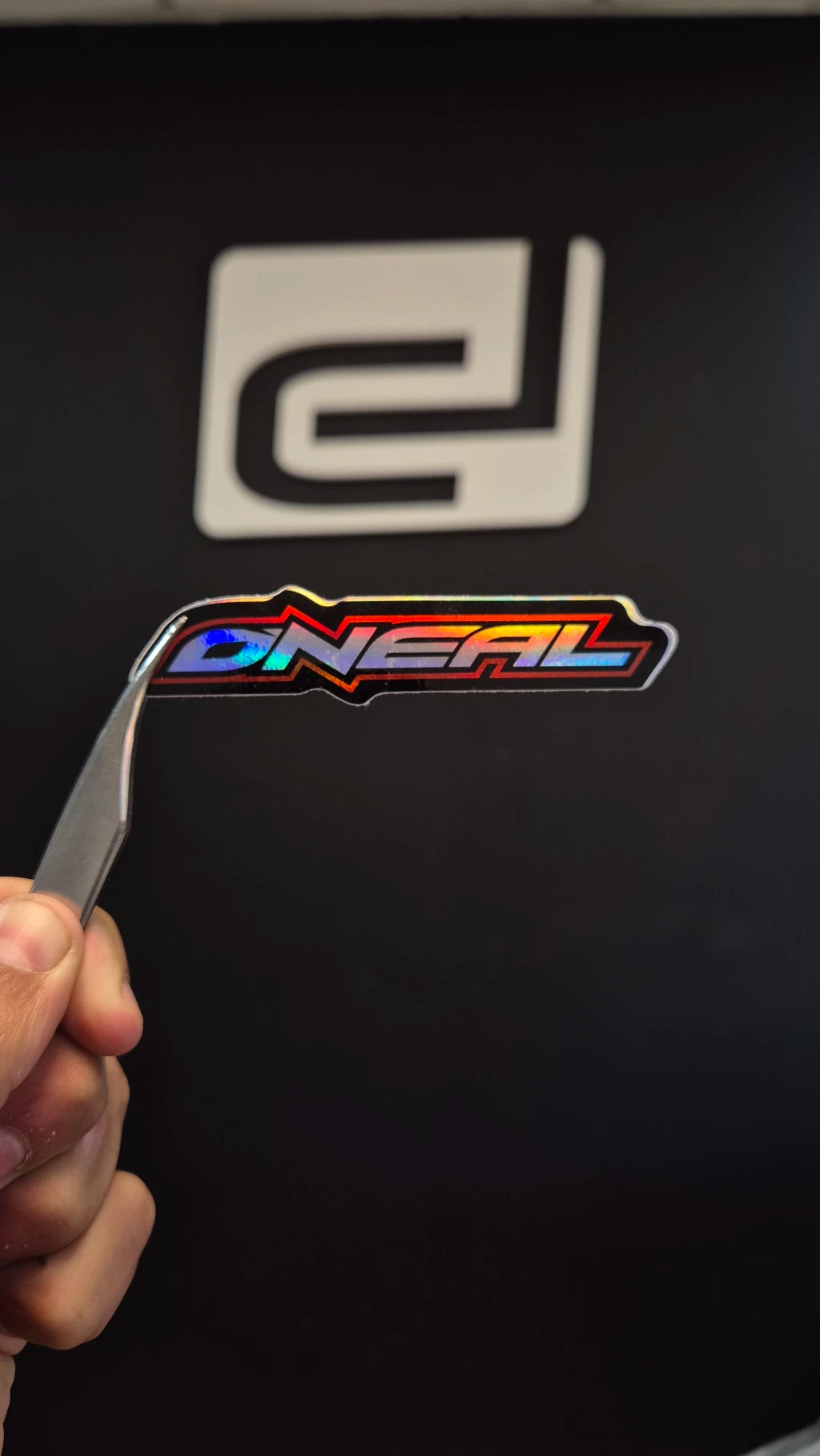 Logo O'NEAL 2 - sticker tornasolado DR3 Calcos