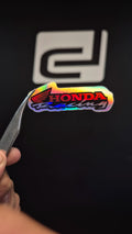 Logo Honda Racing - sticker tornasolado DR3 Calcos