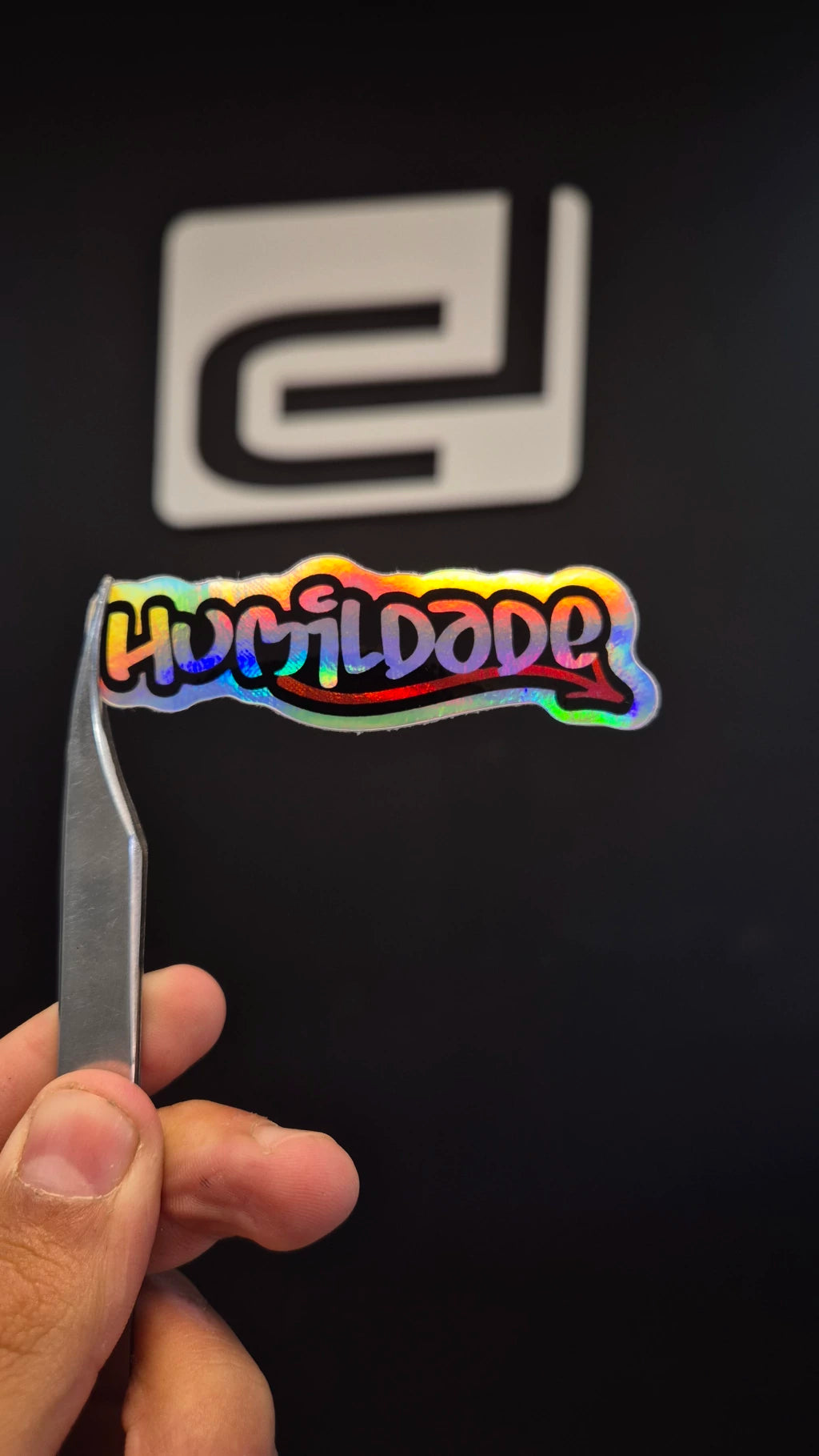 Humildade - sticker tornasolado DR3 Calcos