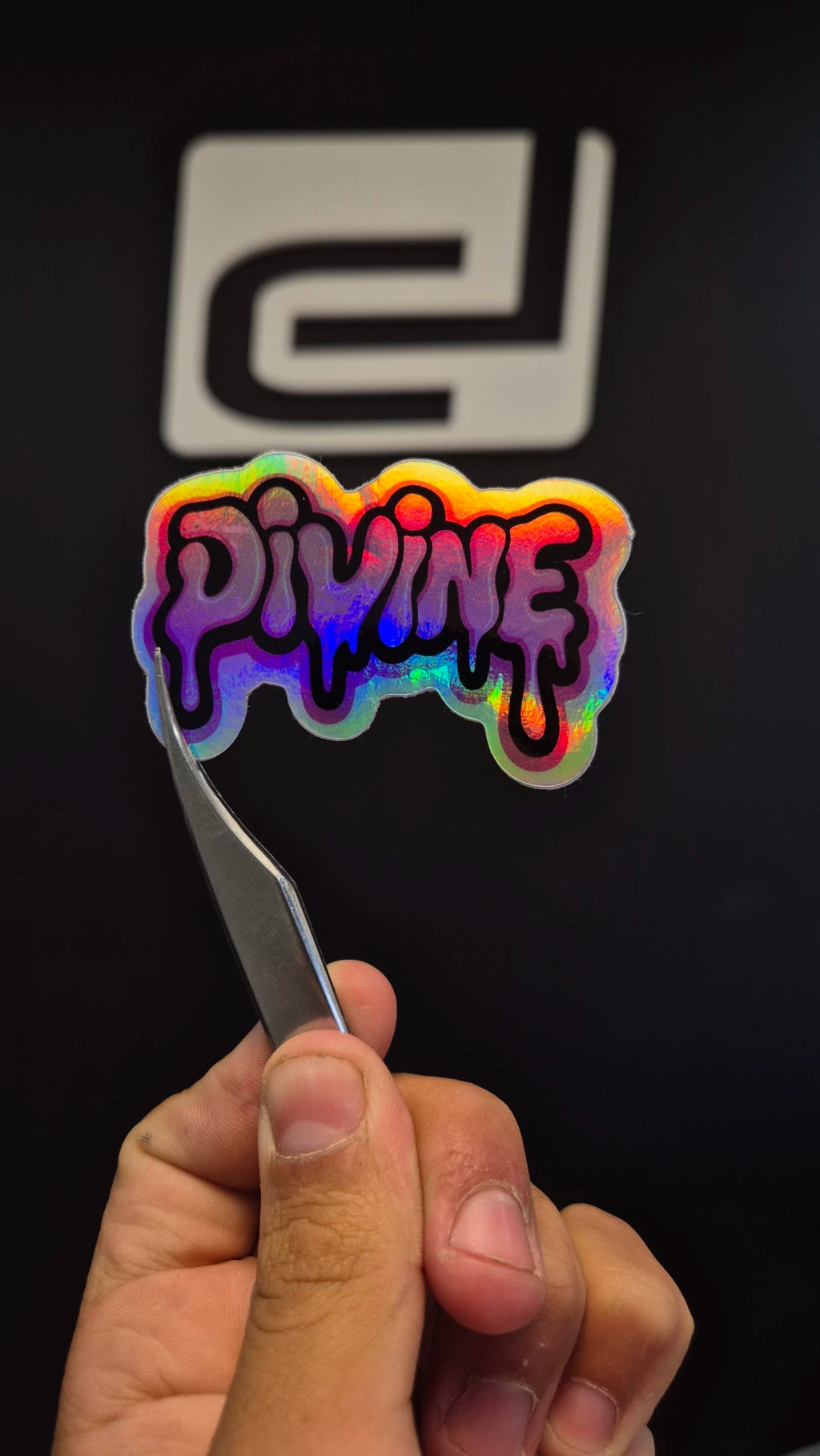 Pivine - sticker tornasolado DR3 Calcos