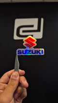 Logo Suzuki - sticker tornasolado DR3 Calcos