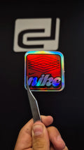 Logo Nike 2 - sticker tornasolado DR3 Calcos
