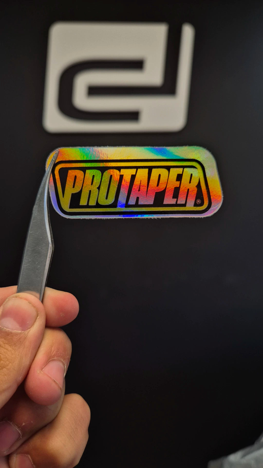 Logo Protaper - sticker tornasolado DR3 Calcos