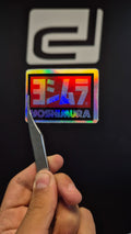 Logo Yoshimura - sticker tornasolado DR3 Calcos
