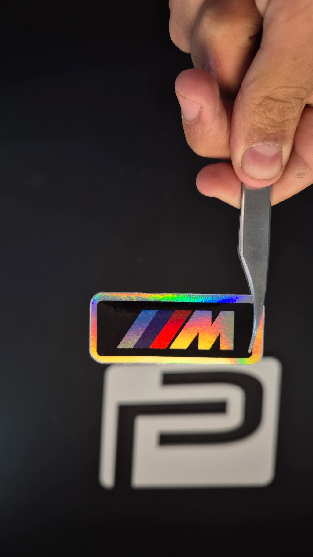 Logo M Sport BMW - 2 - sticker tornasolado DR3 Calcos