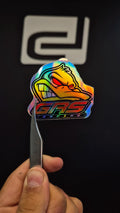 Logo GRS - sticker tornasolado DR3 Calcos