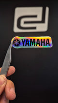Logo Yamaha - sticker tornasolado DR3 Calcos