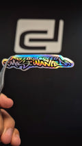 Logo Need For Speed - sticker tornasolado DR3 Calcos