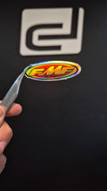 Logo FMF - sticker tornasolado DR3 Calcos