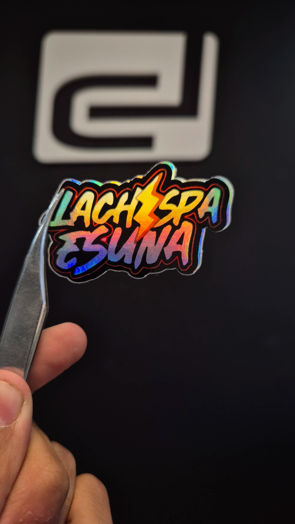 La Chispa Es Una Logo - sticker tornasolado DR3 Calcos
