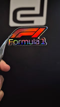 Logo F1 - sticker tornasolado DR3 Calcos